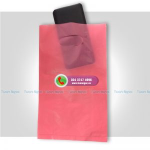 Túi nilon HDPE màu hồng cỡ nhỏ