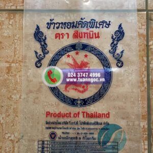 in túi nilon đựng gạo xuất nhập khẩu Thái Lan