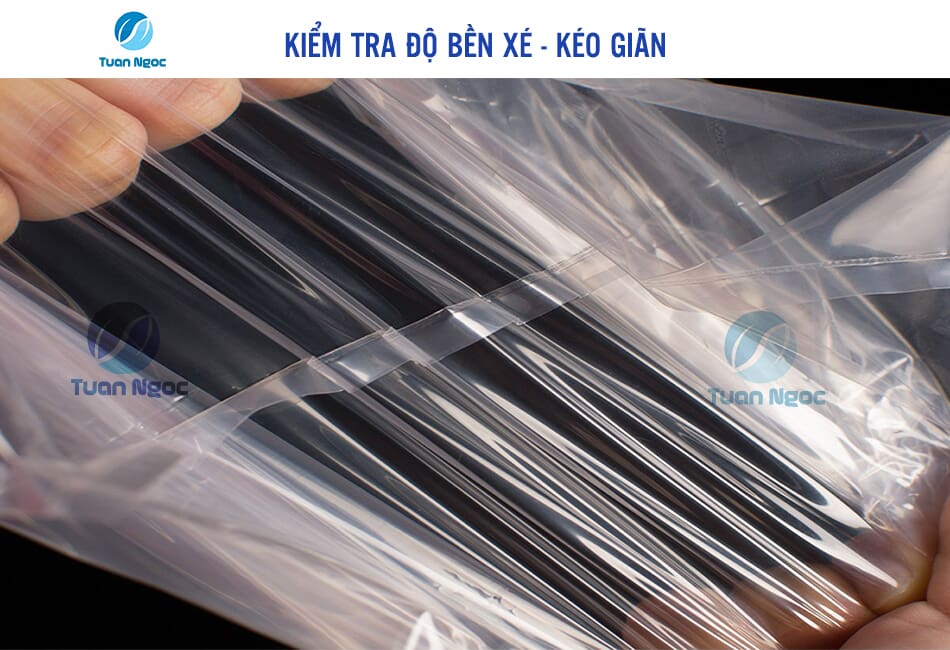 đo độ bền xé rách của túi nilon