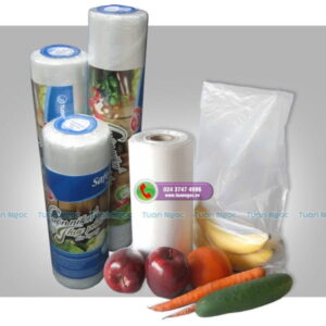 túi nilon cuộn roll đựng thực phẩm an toàn