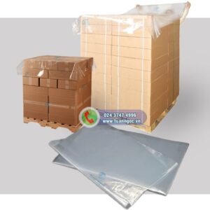 mảnh nilon PE che mưa pallet trong suốt