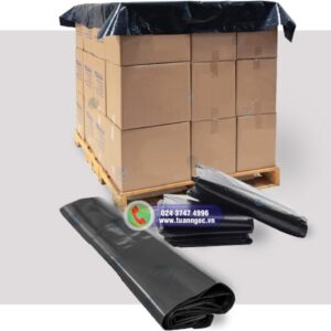 mảnh nilon đen tấm lớn che bụi cho pallet