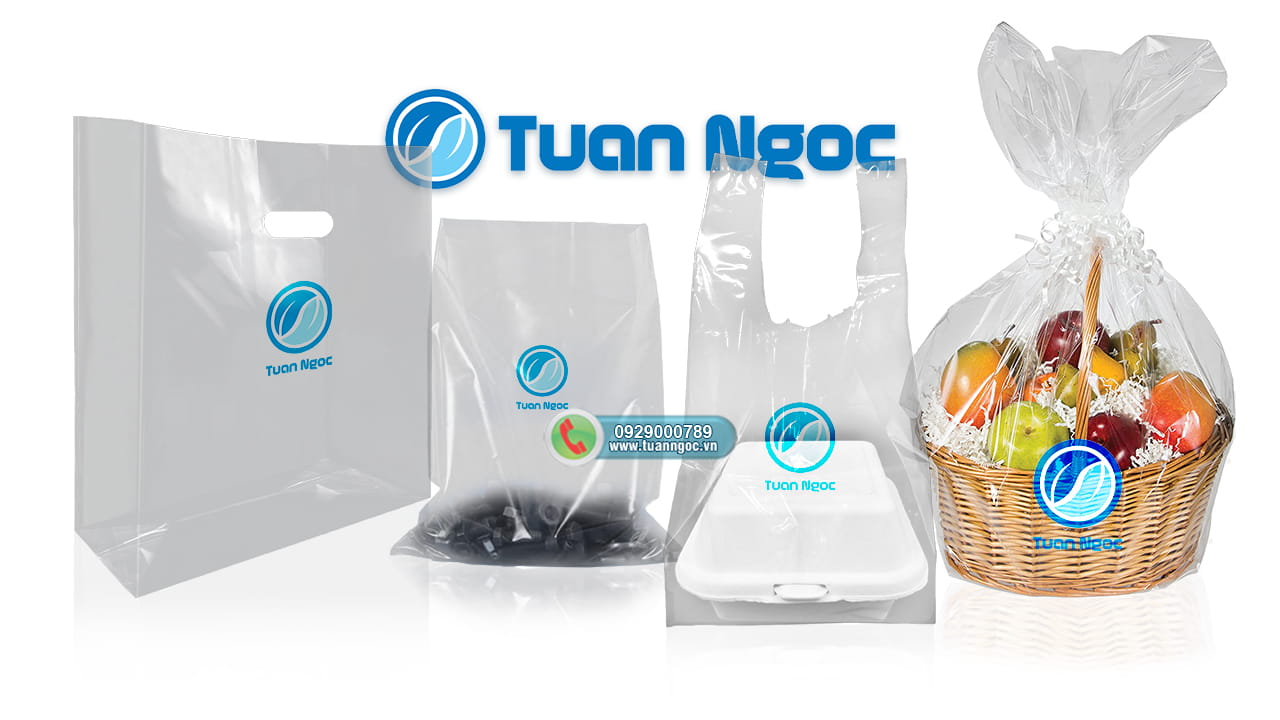 các loại túi nilon PE trong suốt đủ kích cỡ